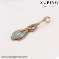 64217 Xuping jewellery shops interior design images temperamental waterdrop blue turquoise gold jewelry set